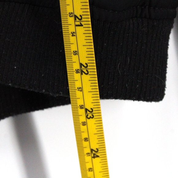 Ivy Main Bomber Jacket Womens Black Full Zip Lightweight Pocket Fronts Small S - Picture 9 of 9